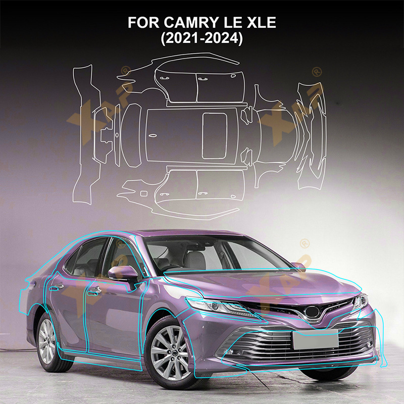 Cross-border exclusive for Toyota Camry LE XLE TPU invisible paint protective film to prevent scratches and brighten