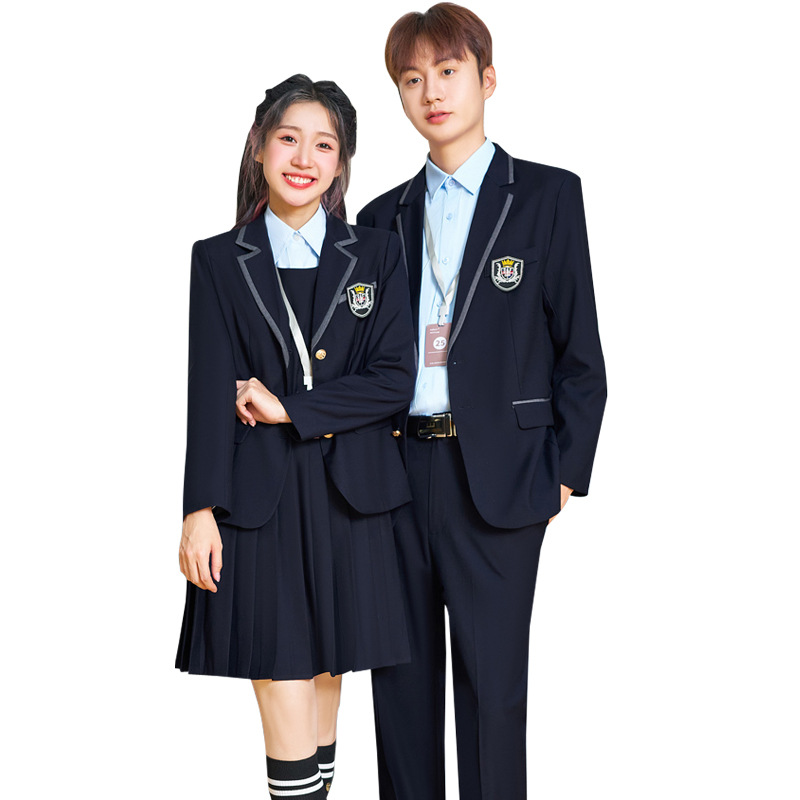 (2개) 영국 아카데미 스타일 세트 세트 여성의 봄과 가을 새 세트 원피스 대학생 인터뷰 JK 유니폼 유치원 정원 원피스