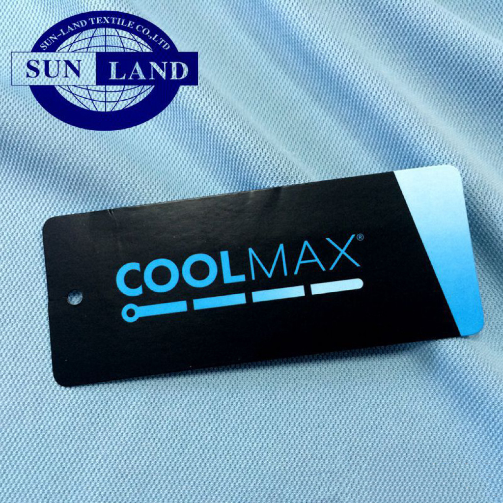 coolmax杜邦莱卡涤纶小网眼 吸排防晒凉爽珠地网眼布 抗UV50+面料