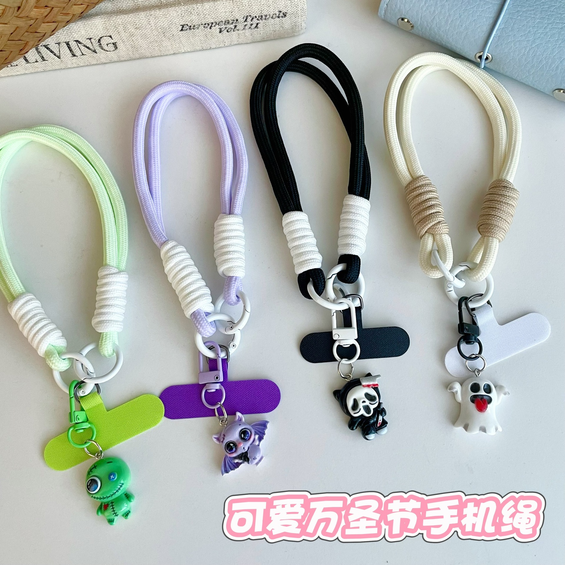 New Product Launch, High-Quality Halloween Mobile Phone Rope, Keychain, Hanging Jewelry, Bag Accessories, Pendants, Factory Direct Sales and Wholesale