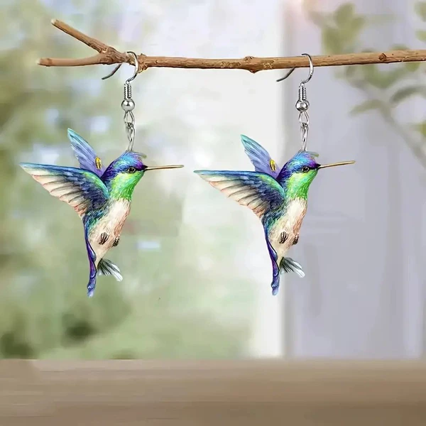 Blue earrings