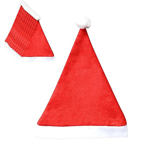 Christmas hats Ordinary non-woven Christmas decorations hats activity supplies Adults and children Santa hats