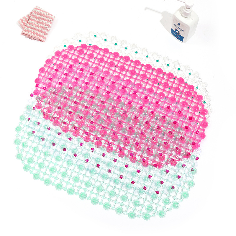 Fabricante alfombra antideslizante de baño alfombra de baño baño baño baño de baño baño de plástico impermeable con succión alfombra de suelo