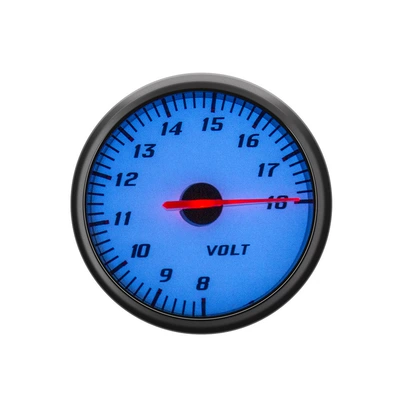 60mm car boost gauge, water | automobile instrument - 6217-voltmeter