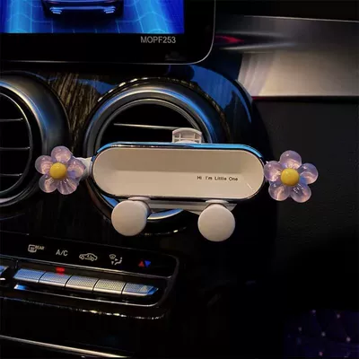 support bracket, Car phone holder - amethyst-flower-premium-enhanced-version-standard