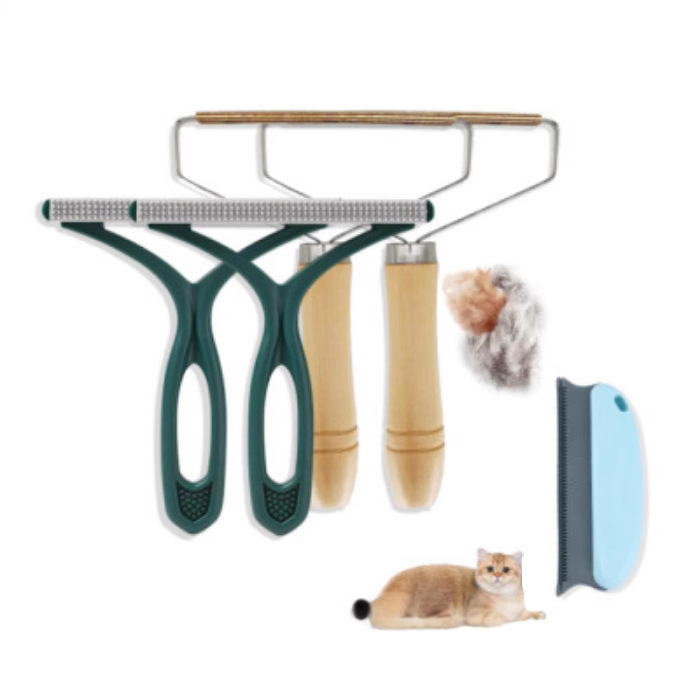 A3015 suéter de cachemira raspador de pompones de cobre