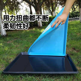 塑料托盘长方形家用盘子简约大号置物盘特大尺寸接水盘狗笼鸡粪盘
