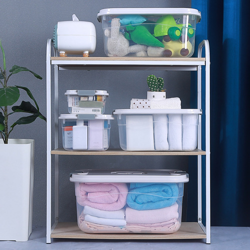Transparent storage box wholesale plastic storage box with lid portable storage box large and small boxes clothing storage box
