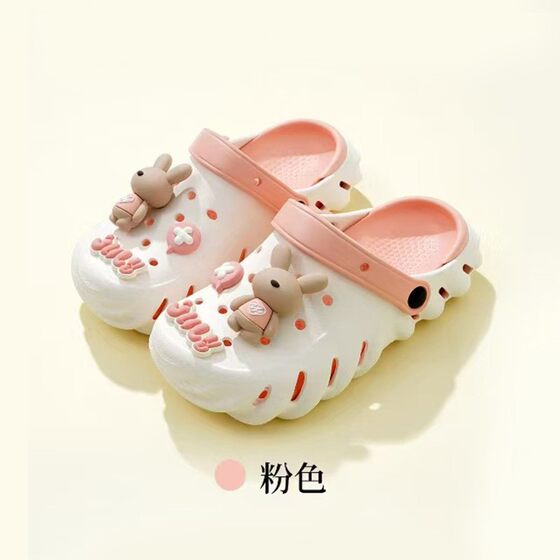 Cave Shoes Women's Summer Parent-Child Outer Wear Seaside Beach Shoes Baotou Sandals Eva Students Children Two-Wear Sandals