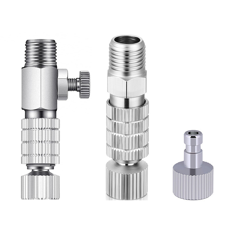 1/8喷笔快拆快插头转换头喷枪快速转接快接头公头软管风调易拆头