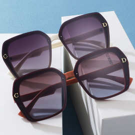 Bertha明星同款墨镜女韩版潮高级太阳眼镜2024网红防紫外线时尚感