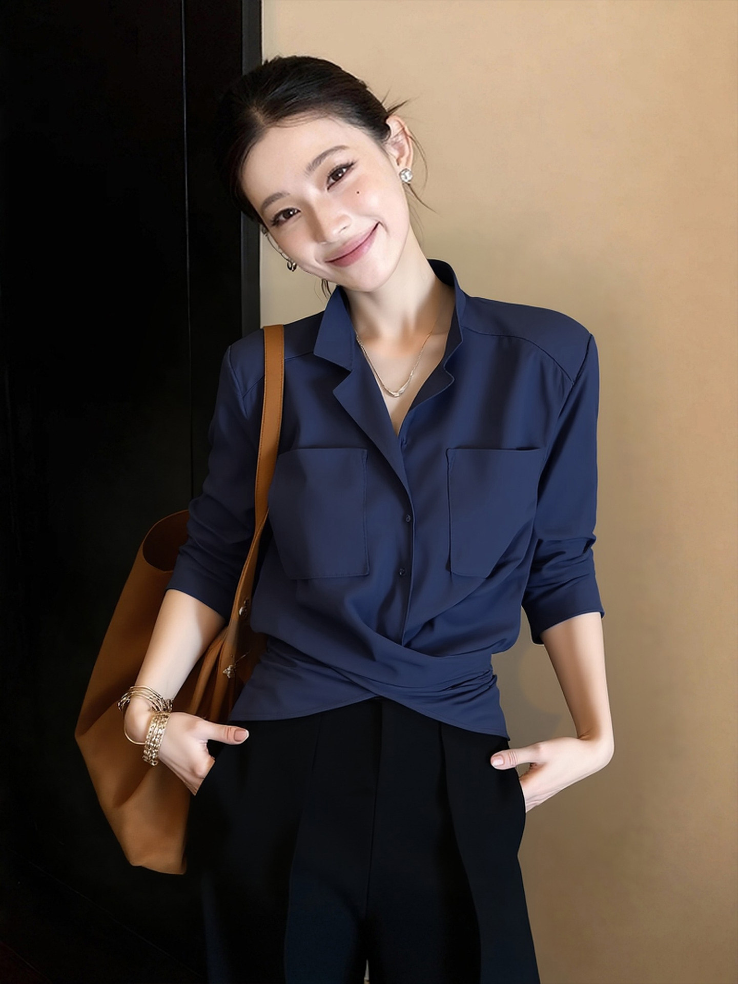 Blue shirt