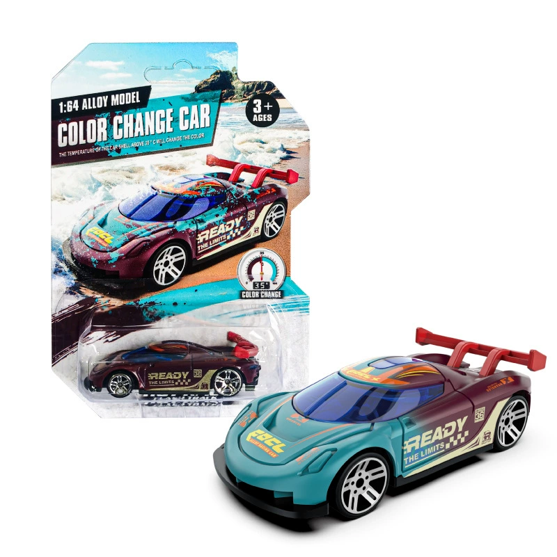 Changyang алюминиевая модель машины 1:64 - гоночная игрушка для мальчиков с термометром, металлический набор