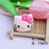 Big card dark pink K cat 37*34mm