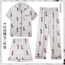 ��������ֱ������� ˯��Ůʿ��ѩ˿������M-XXL��ʱ�мҾӷ���װ