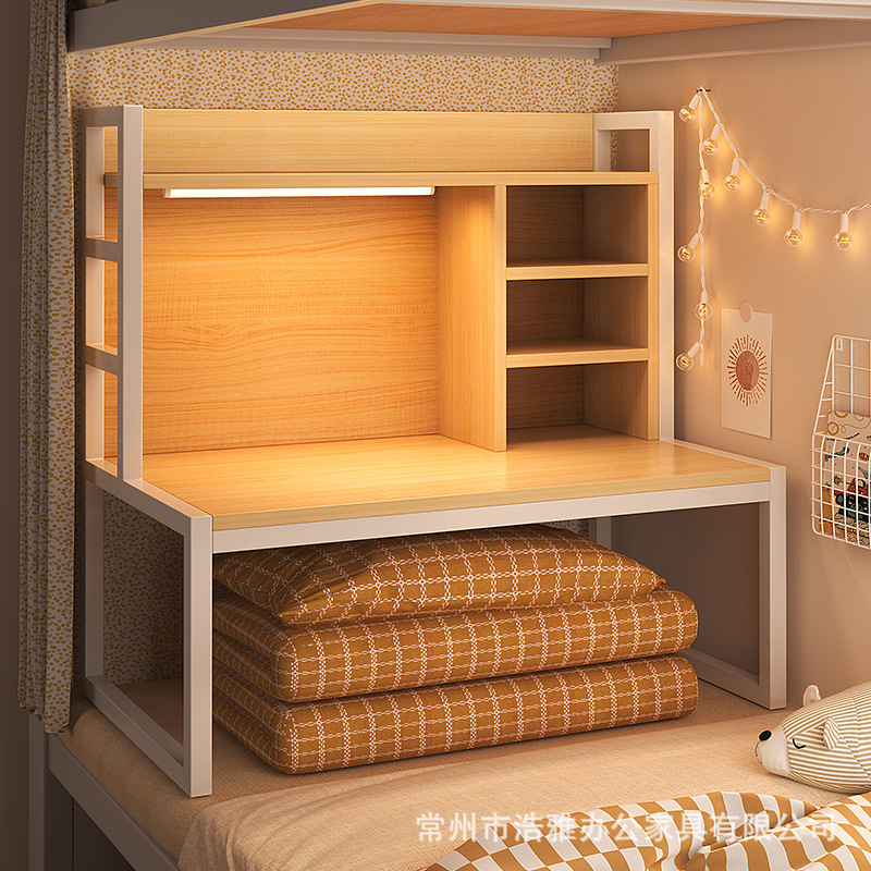 Bed Table for College Students, Bunk Bed Computer Desk, Dormitory Artifact, Dormitory Lazy Desk, Study Table, Writing Small Table