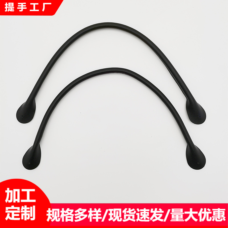 加工pu皮革包带包芯缝线单肩皮手挽包包皮革提手礼品盒皮提手