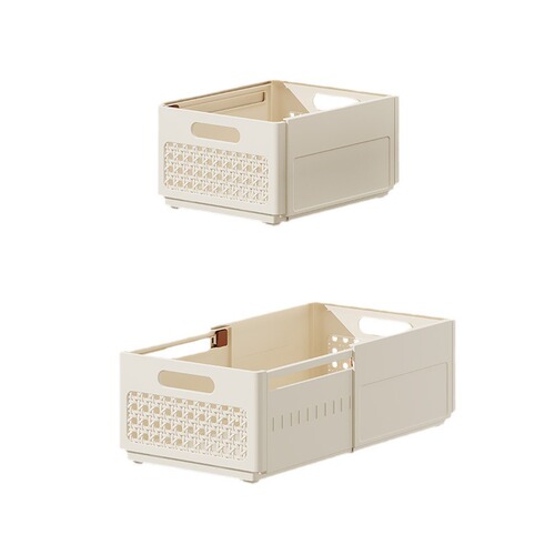 Expandable storage box large capacity clothing storage box household living room drawer-style plastic desk organizer box