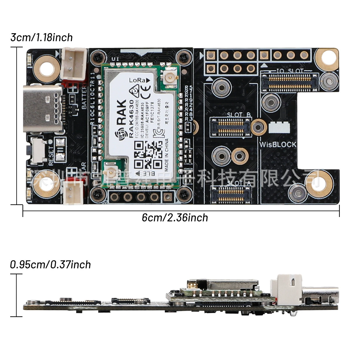 Wisblock RAK4631 nRF52840 BLE модуль LoRa узел SX1262 meshtastic