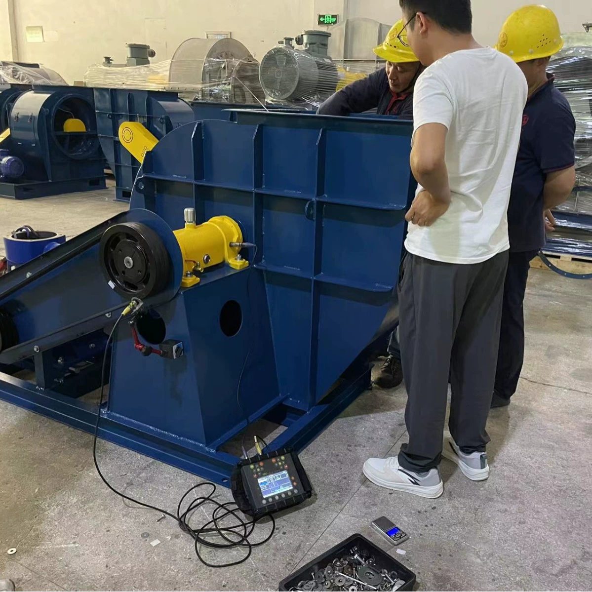 Обнаружение вибрации вентилятора динамический баланс службы диагностики неисправностей вентилятора динамический баланс онлайн