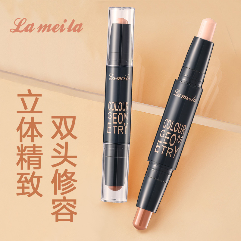 Lamela High-Gloss Contouring Stick Nose Shadow All-In-One Double-Ended Concealer Stick to Brighten Small V-Face Manufacturer Direct Batch Matte Lamela High-Gloss Contouring Stick Nose Shadow All-In-One Double-Ended Concealer Stick to Brighten Small V-Face Manufacturer Direct Batch Matte