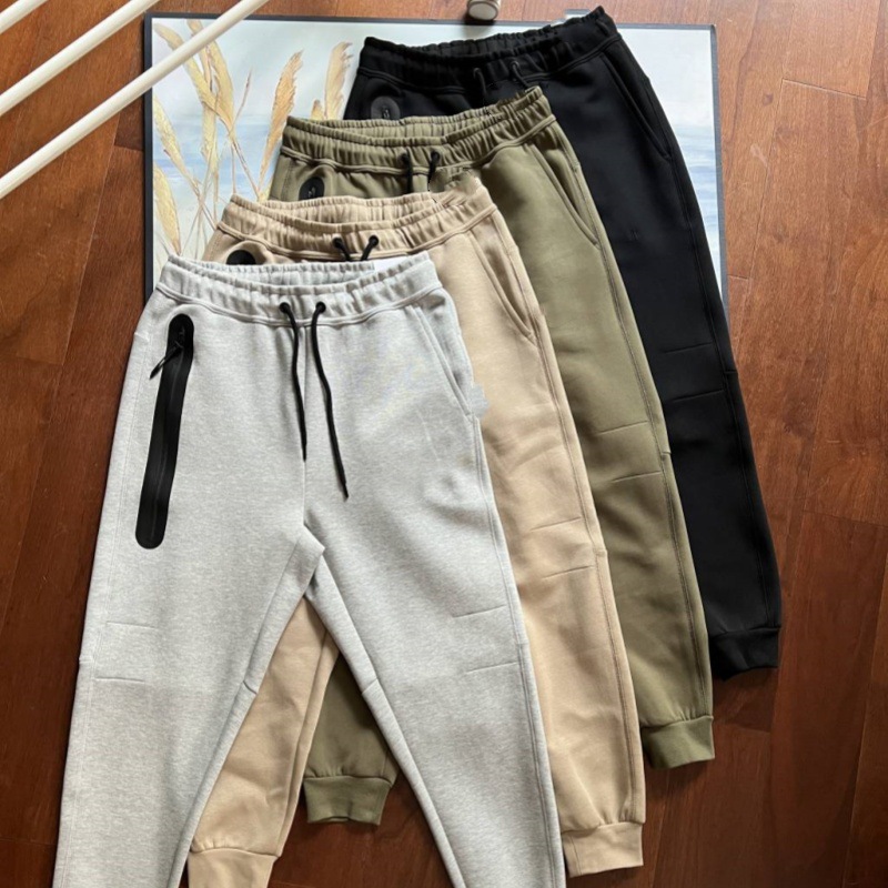 25 años de pantalones deportivos de algodón de aire de hombre primavera, otoño, invierno, pantalones casuales de pies pequeños