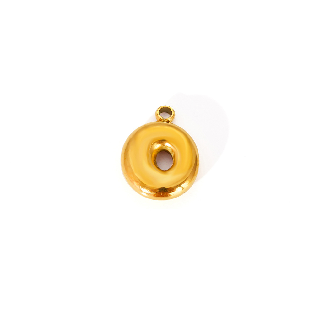 2g Weight Pendant Jewelry Making Type 12*8mm Jewelry Making Size DIY Jewelry Accessories Classification 1 Piece Quantity 304 Stainless Steel Material Letter Pattern All Seasons Season Polishing Design Vacation, Simple Style Style 1 Piece 12*8mm 304 Stainless Steel Letter Pendant 18
