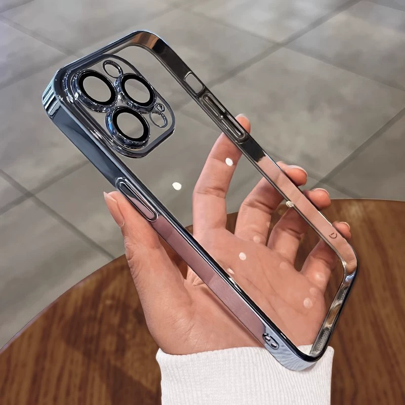 Apple, совместимый чехол для телефона, линза, прозрачный iPhone 15, защитный чехол, iphone, 16promax, защита от падений
