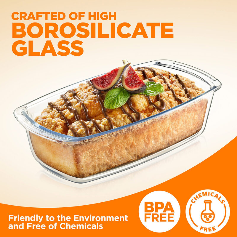 alta borosilicina placa de horno de vidrio resistente al calor horno horno molde de horneado queso plato de arroz plato de tostada pan pastel plato de pescado al vapor