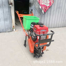 小型汽油播种机 玉米地施肥播种机 柴油链轨追肥机图片