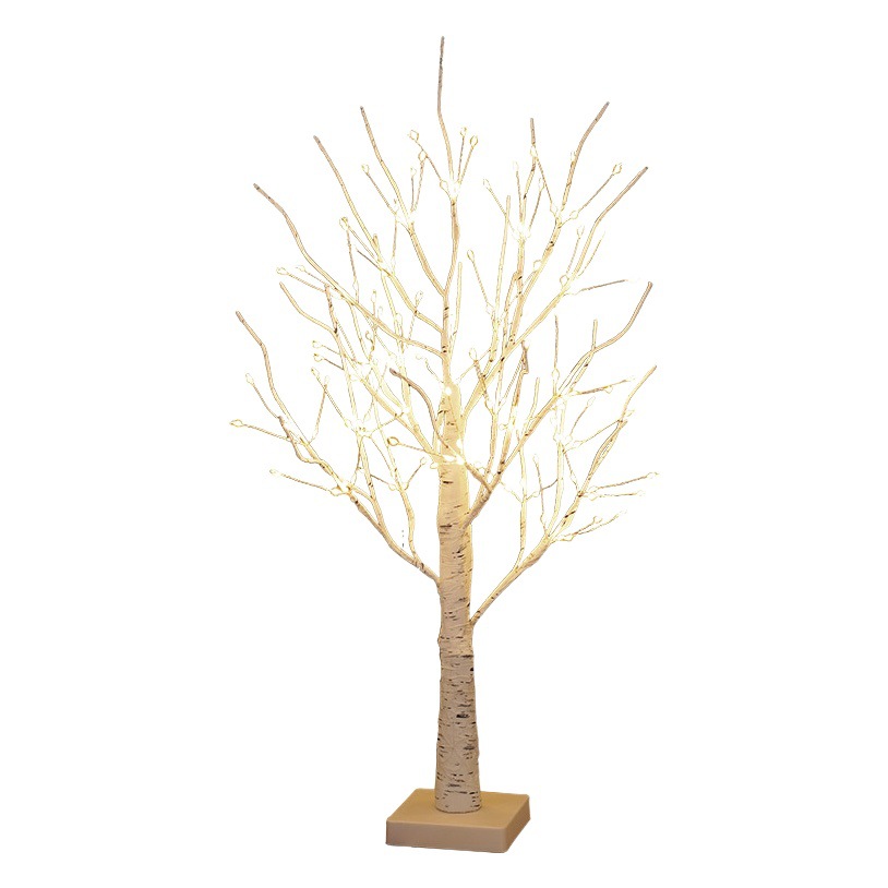 Árbol lámpara LED Navidad abedul decoración del hogar lámpara interior dormitorio habitación fiesta diseño paisaje árbol luminoso