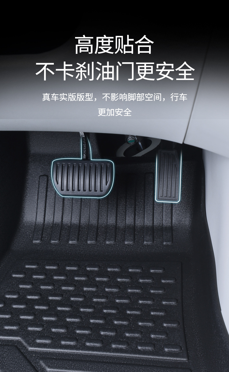 Specially Used for 24 Geely Xingyuan Floor Mats, Fully Surrounded by Xingyuan Car Trunk Mats, Interior Modification Supplies Tpe