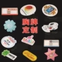 定制亚克力工号插卡胸章