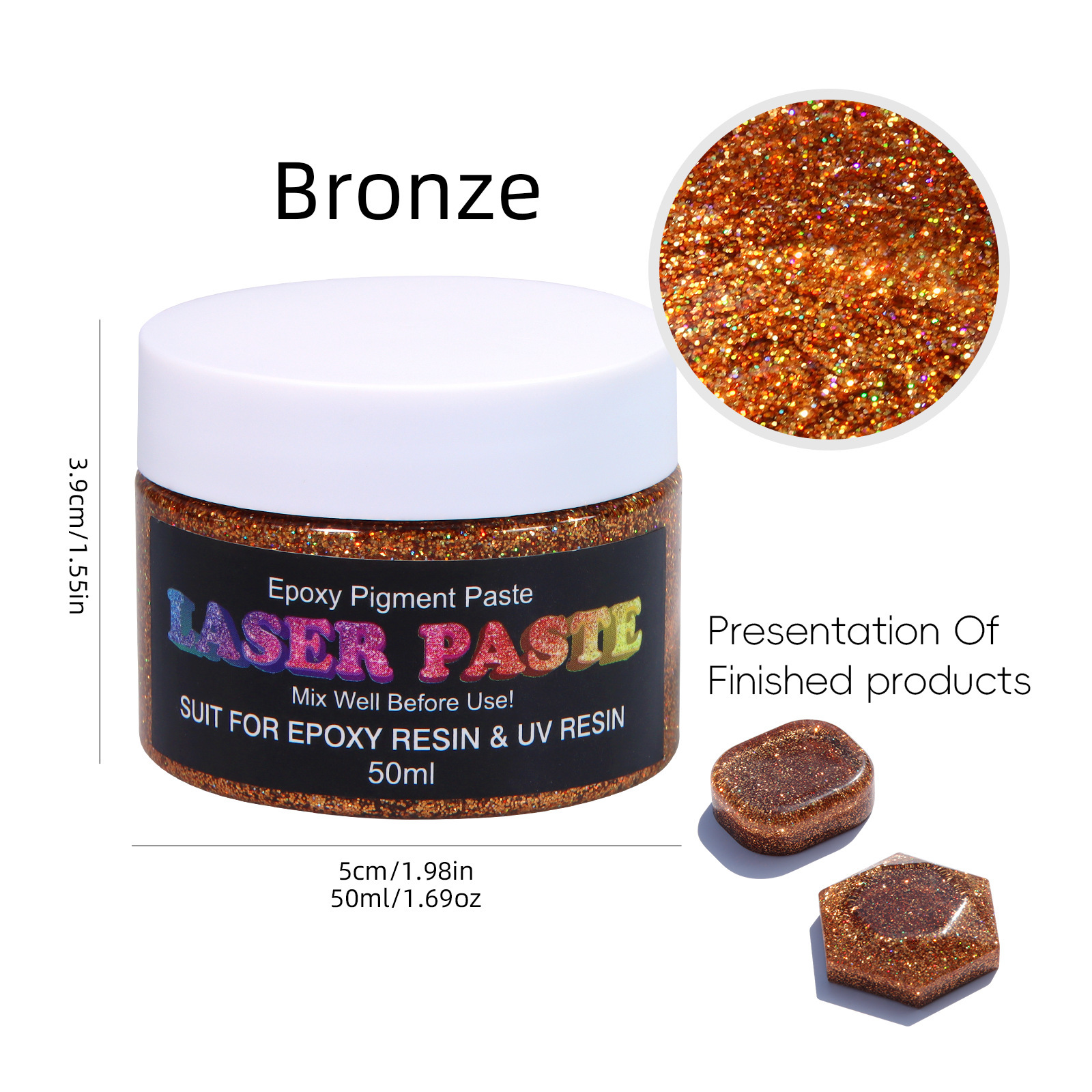 레이저 컬러 페이스트 - 구리 색상