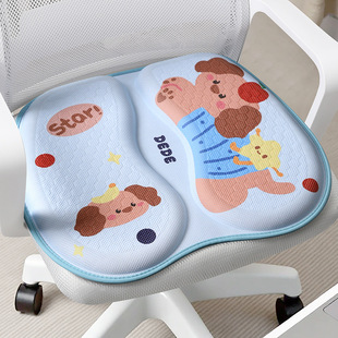 Car Seat Cushion, Universal Summer Cooling Cushion for All Seasons, Cute Driver's Seat Cooling Cushion, Breathable Honeycomb Cooling Gel Seat Cushion
