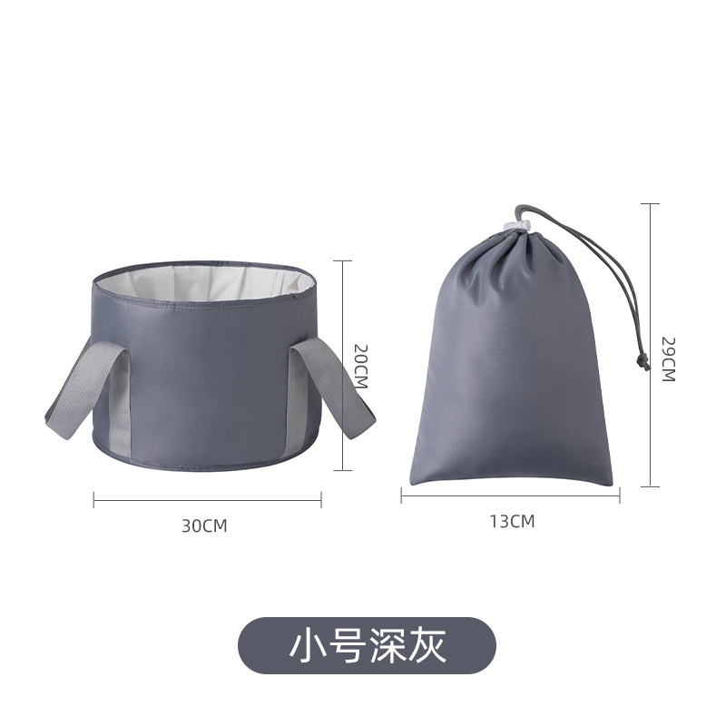 Tamaño pequeño gris oscuro