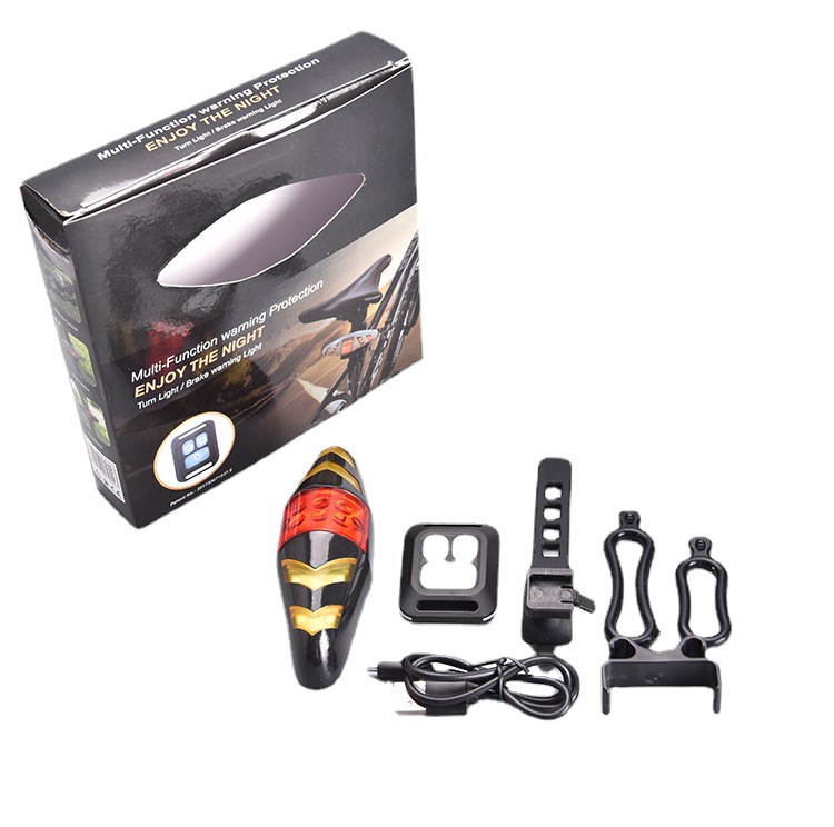 Bicycle mountain bike USB intelligent charging, remote control turn signal, night warning taillights, riding equipment_voghion.com