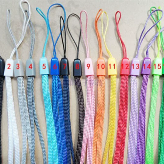 0.5 Width Factory Mobile Phone Accessory Lanyard USB Flash Drive Lanyard DIY Pine Nut Rope Mobile Phone Lanyard Water Bottle Pendant