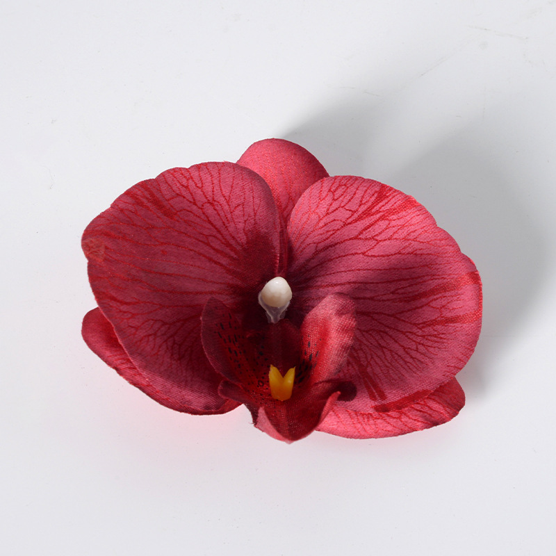 シミュレーションフィルム胡蝶蘭花頭花弁シミュレーション花アクセサリーヘアピンdiy手作りウェディングドレス装飾|undefined