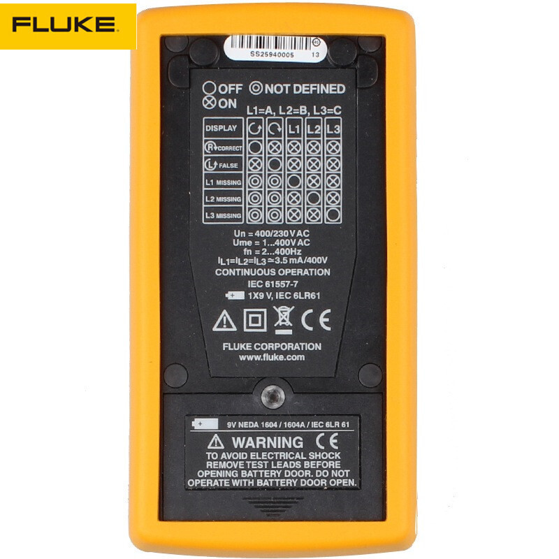 福禄克FLUKE 9062马达和相序指示仪F9062相位表电机和相序旋转