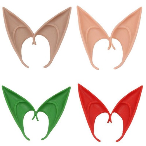 Halloween elf makeup ear props Avatar elf ears fairy monster luminous latex fake ears
