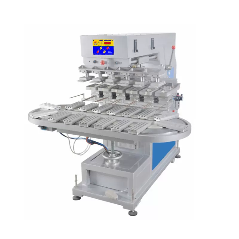 包邮厂家直销宝龙L6-C18工位100*250六色运输带油盘油盅移印机