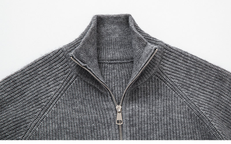 Herren Cardigan Strickjacke Casual Feinstrick Pullover Herren_voghion.com