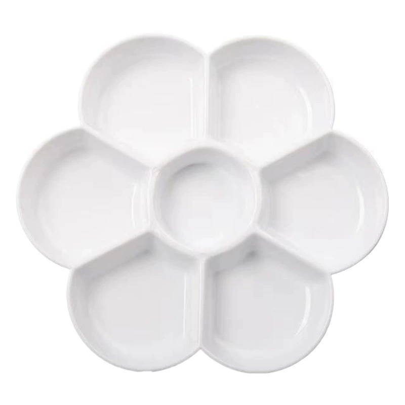 Имитация фарфора прозрачная палитра цветов сливы утолщенная пластиковая гуашь китайская живопись цветовая палитра производители оптом в наличии