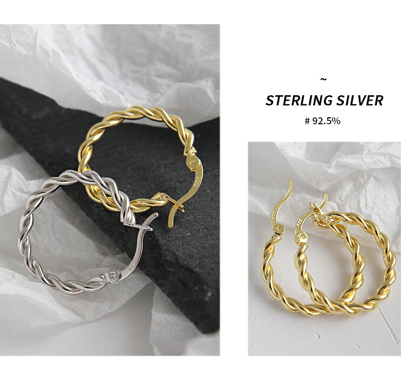 simple twist earrings fashion personality earrings ear bucklepicture10