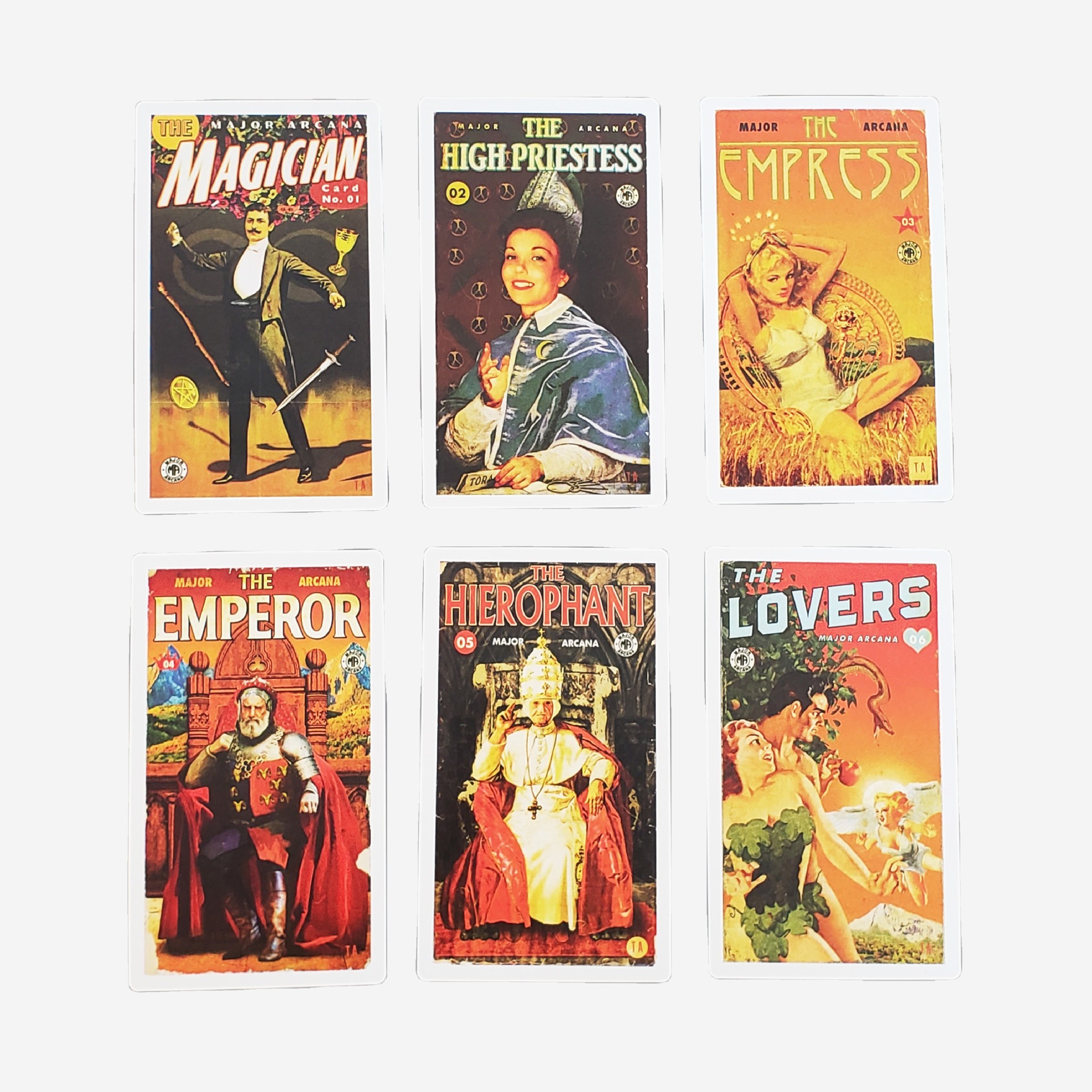 The Pulp Tarot Cards Deck For Party Games And Card Readers_voghion.com