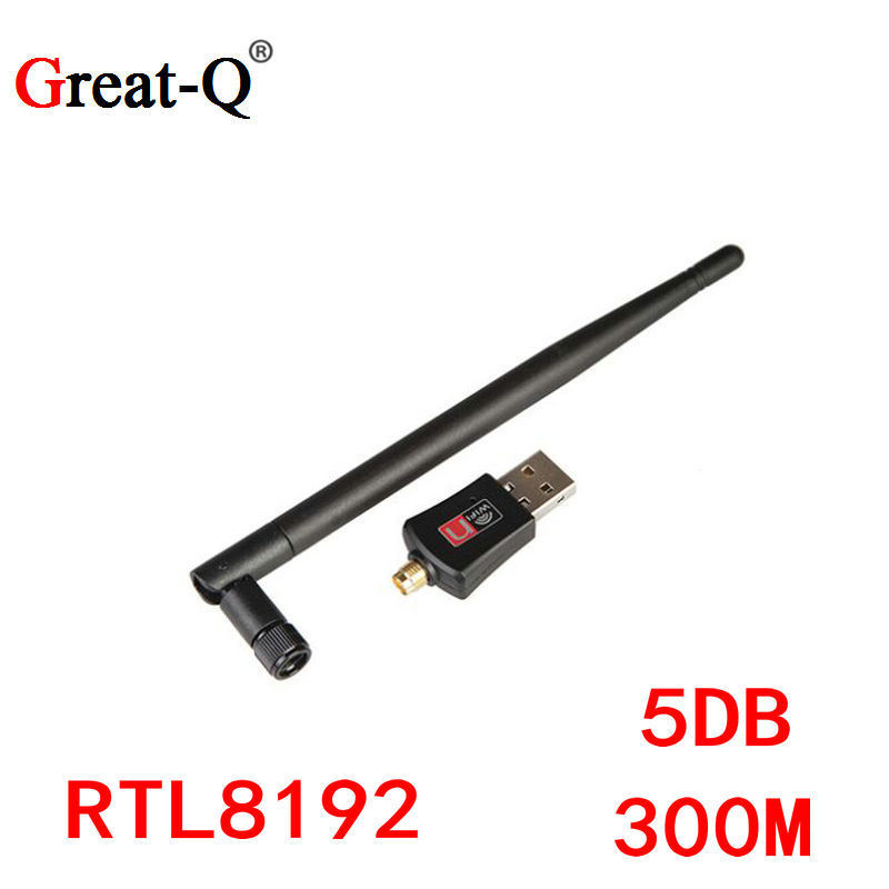 WIFI adapter 300M usb wireless small network card wifi receiver transmitter RTL8192EU 5DB