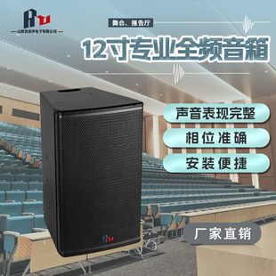 Professional Conference Room Column Warehouse Broadcast Music High-Power Shopping Mall Speaker 10-Inch Two-Way Full-Range Speaker