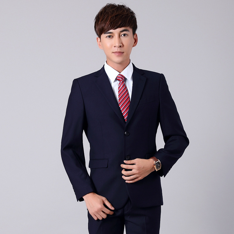 Traje de primavera y otoño traje de hombre y mujer traje de hombre traje de dos piezas para trabajo grupo de dama de honor