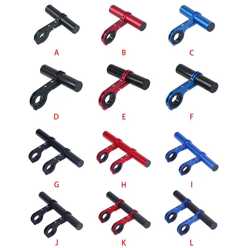 Manufacturers support custom logo length and color bicycle extension frame mountain bike aluminum alloy handlebar extension frame